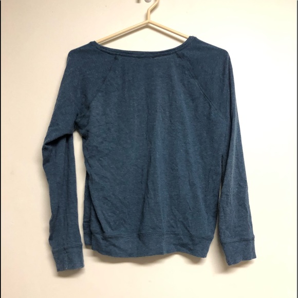 Blue long sleeve top - Picture 2 of 3
